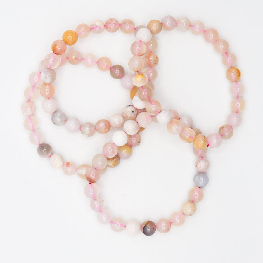 Flower Agate Bracelet