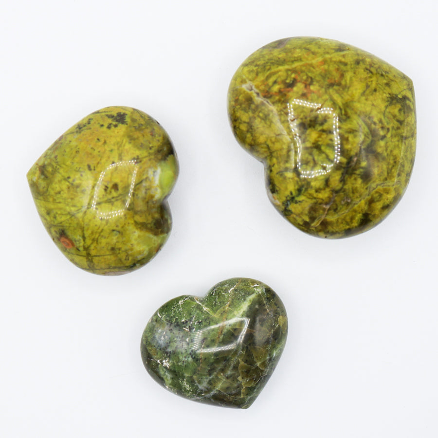 Green Opal Heart