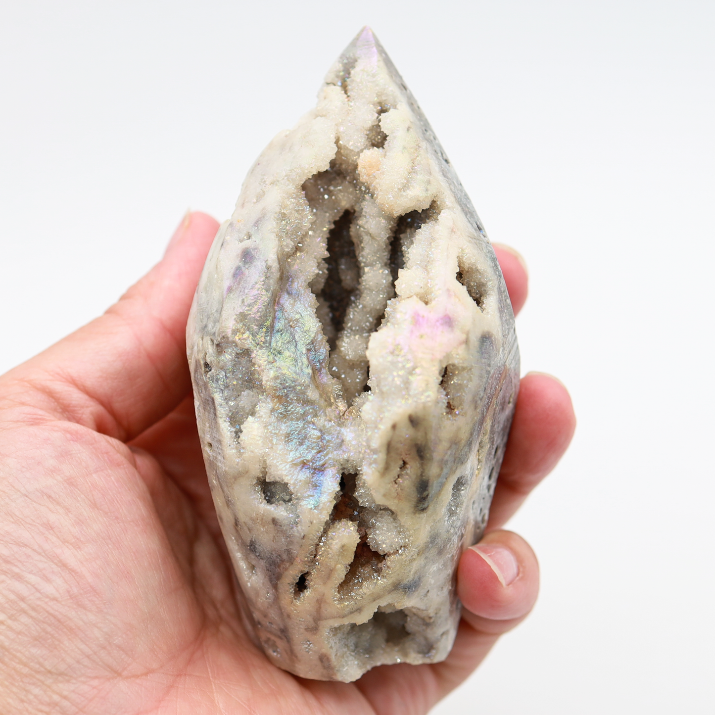 Aura Coated Sphalerite Flame