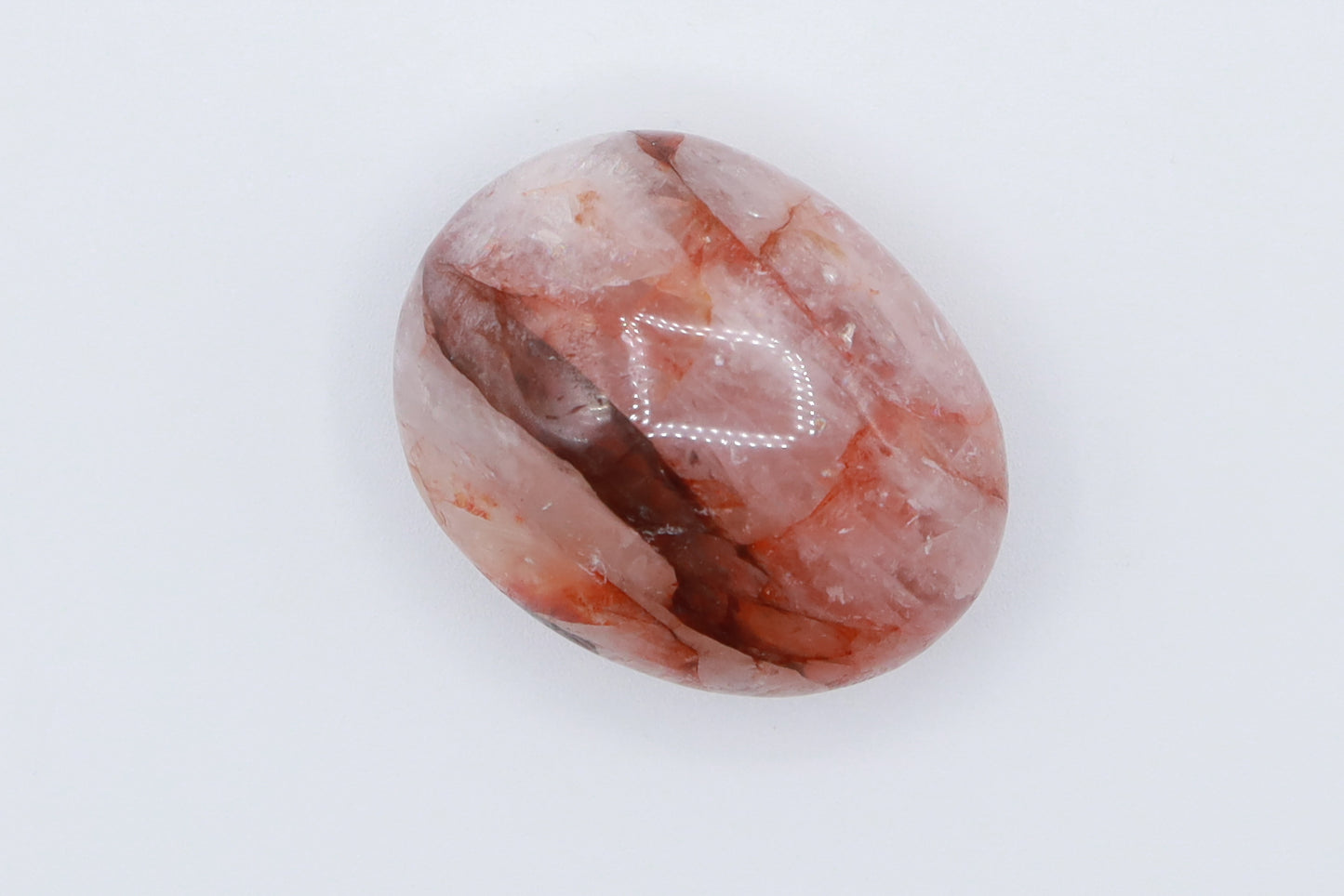 Fire Quartz Palmstone