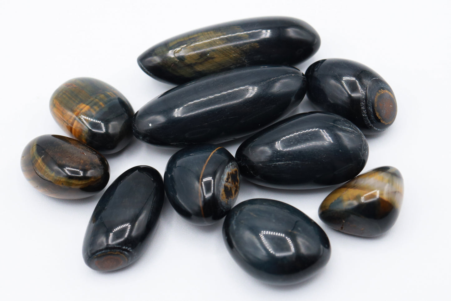 Blue Tigers Eye Tumble