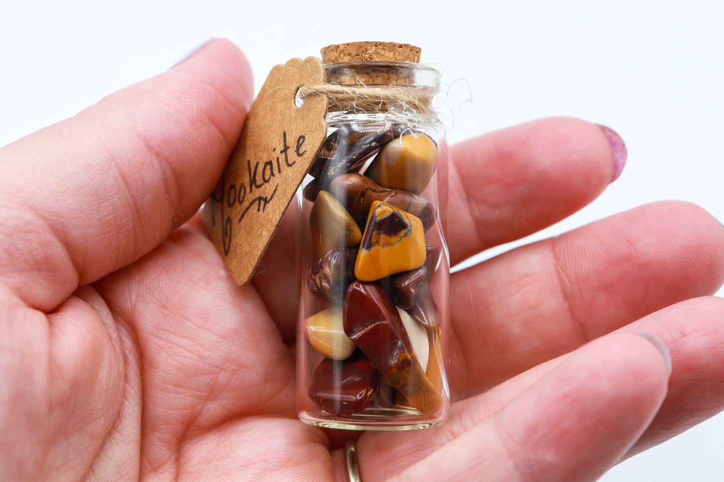 Mookaite Crystal Chip Jar