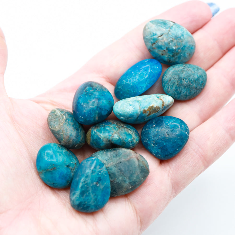 Blue Apatite Tumble