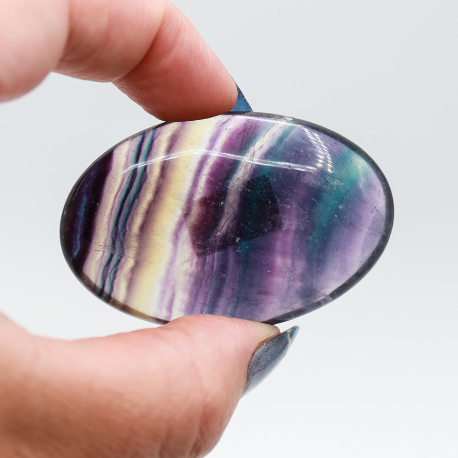 Rainbow Fluorite Palmstone