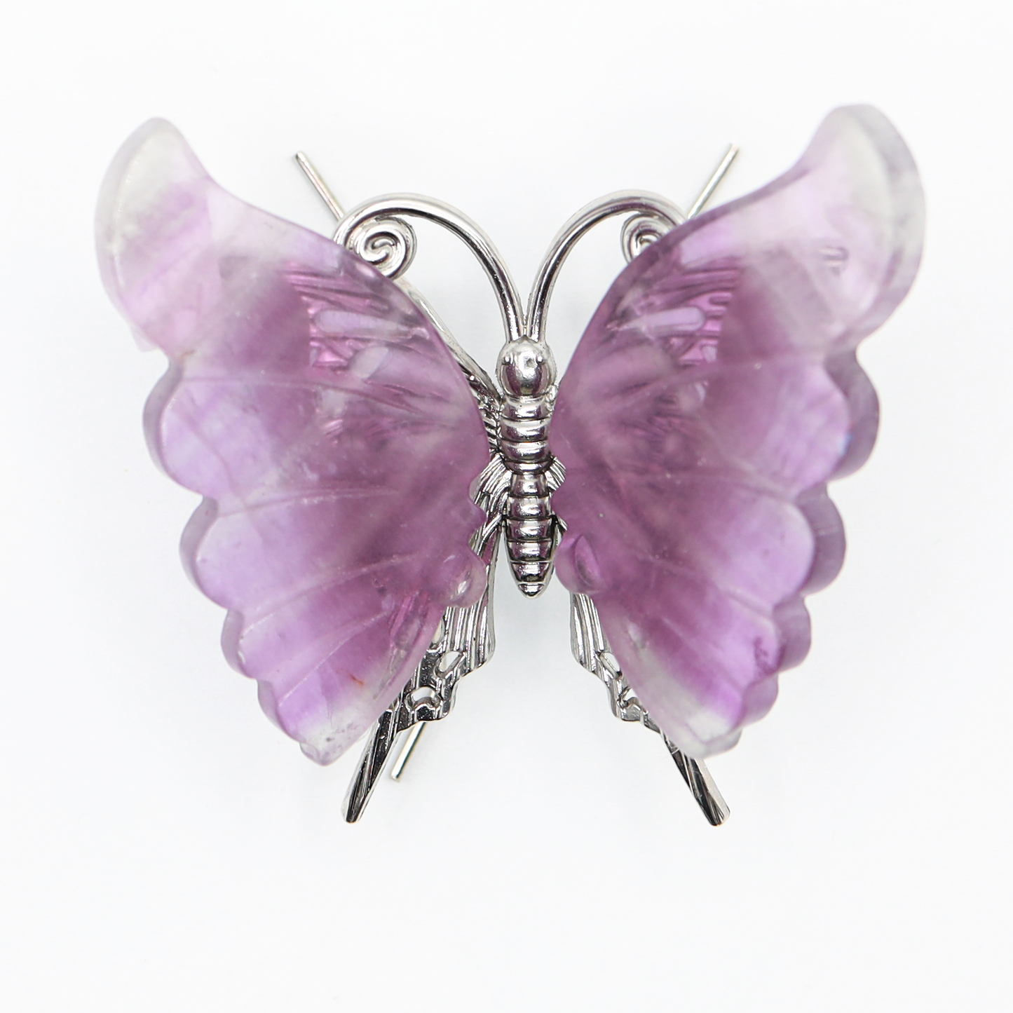 Rainbow Fluorite Freestanding Butterflies