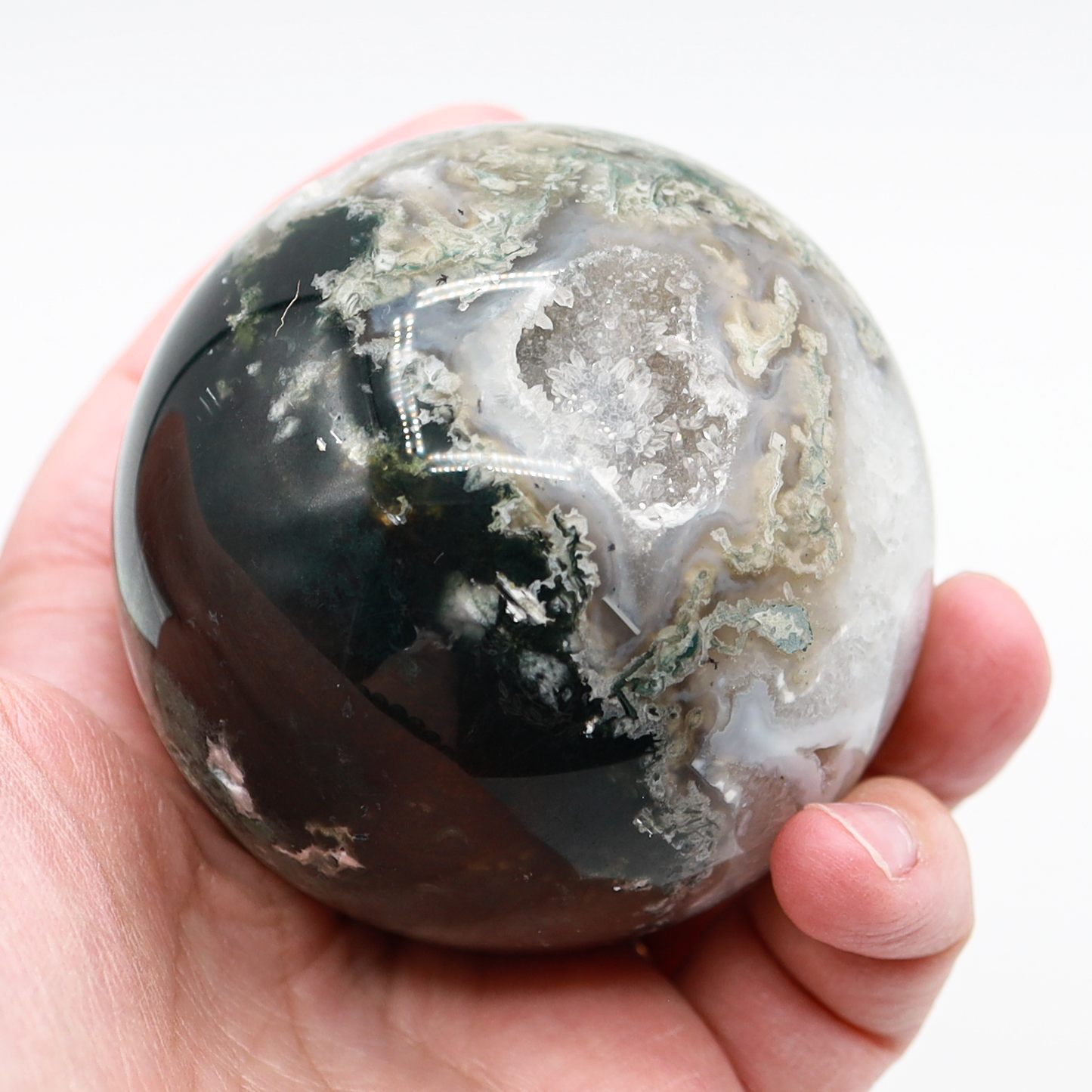 Moss Agate Sphere