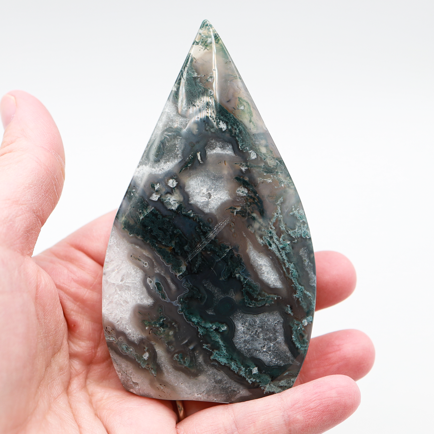 Moss Agate Flame