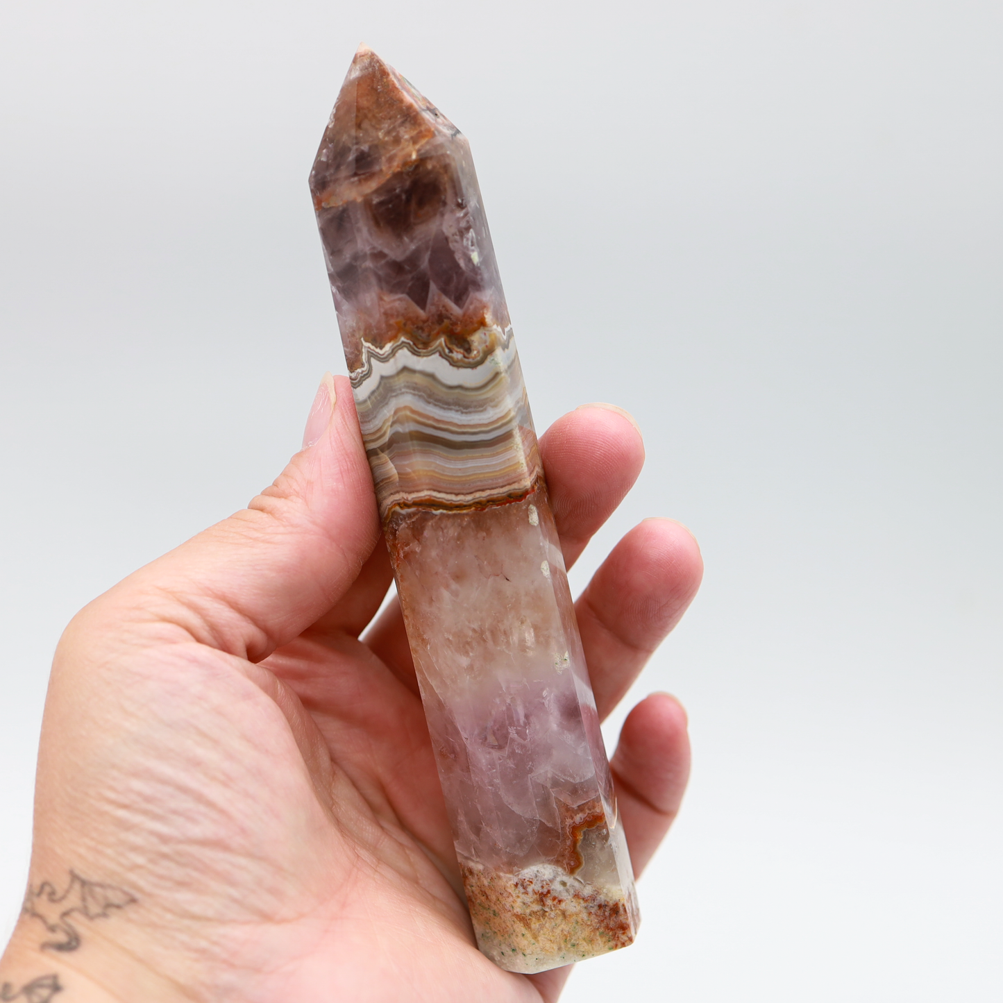 Amethyst Agate Tower