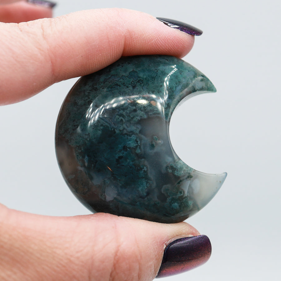 Moss Agate Moon