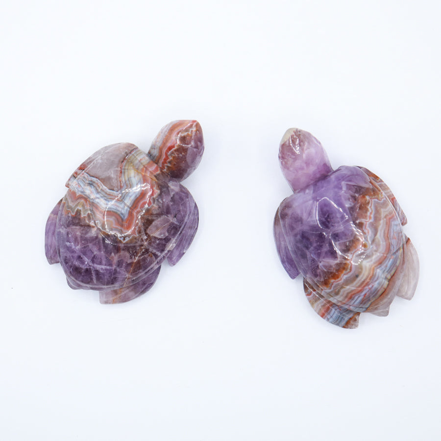 Amethyst Agate Turtle