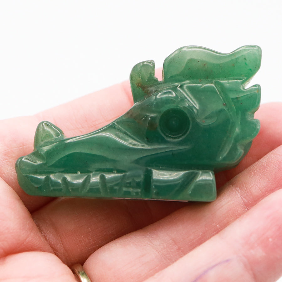 Small Dragon Head Carvings