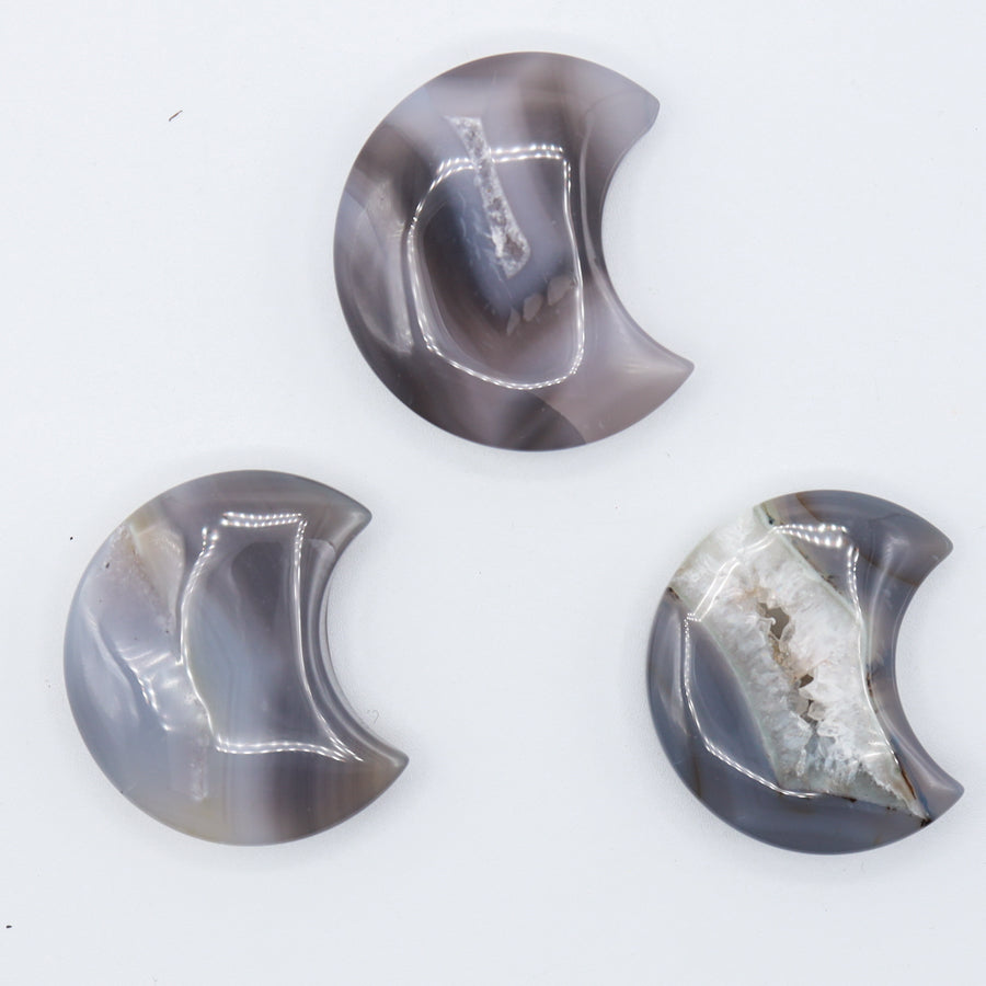 Druzy Agate Moon
