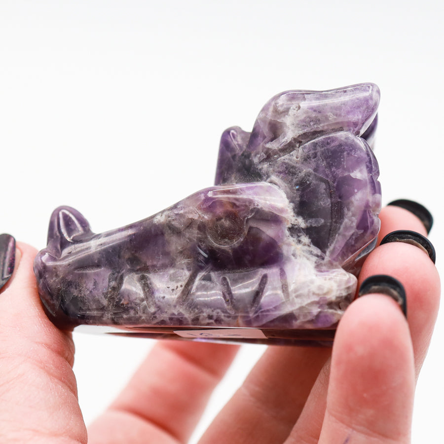 Med Dragon Head Carvings