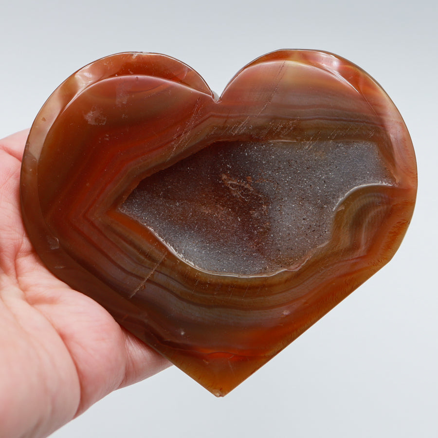 Carnelian Heart with Stand