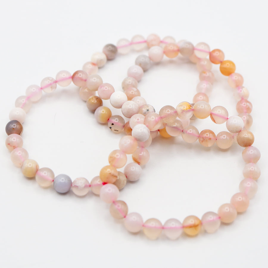Flower Agate Bracelet