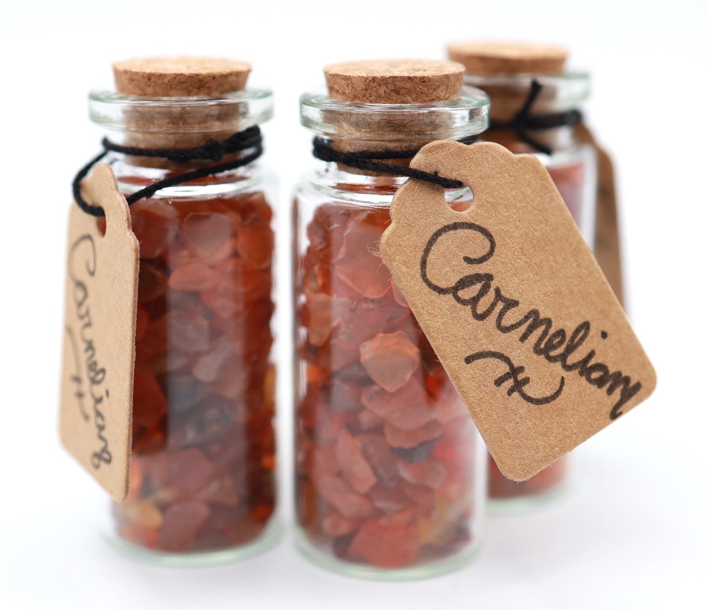 Carnelian Crystal Chip Jar