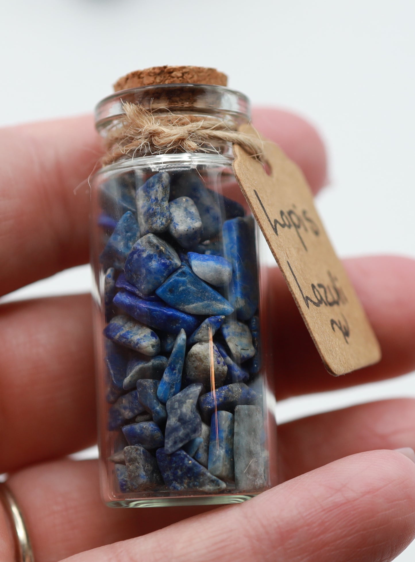 Lapis Lazuli Crystal Chip Jar