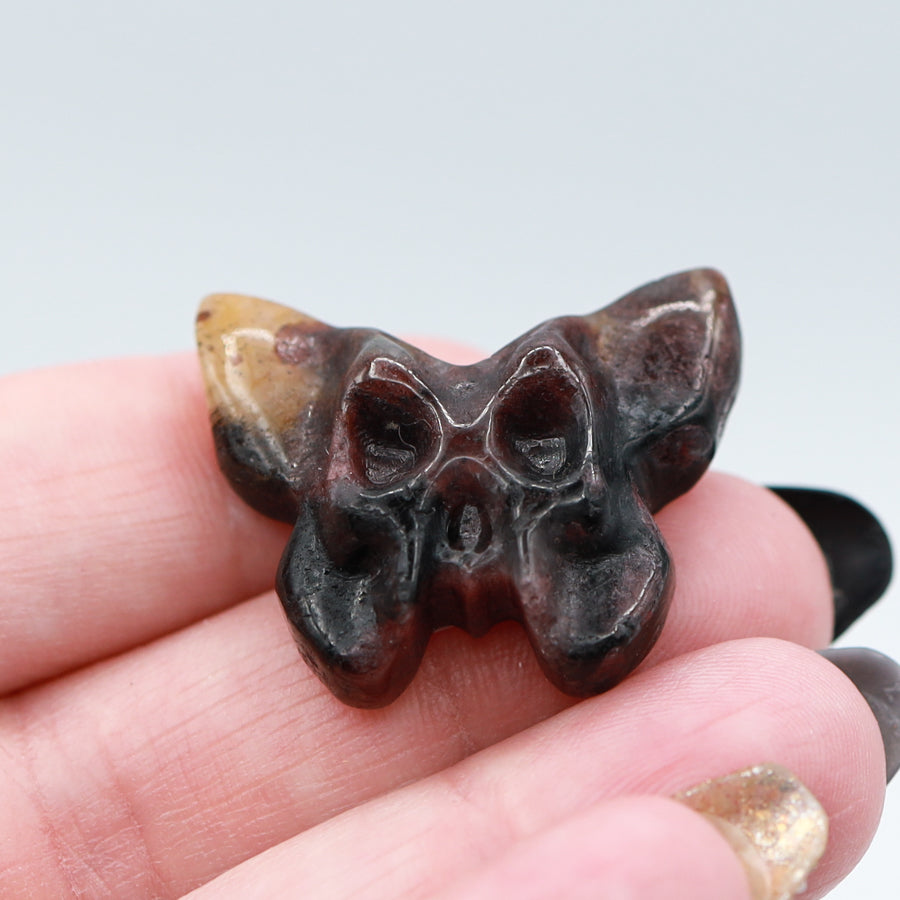 Butterfly Skull Carving