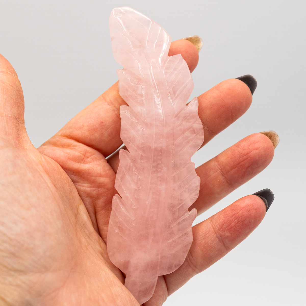 Rose Quartz Feather