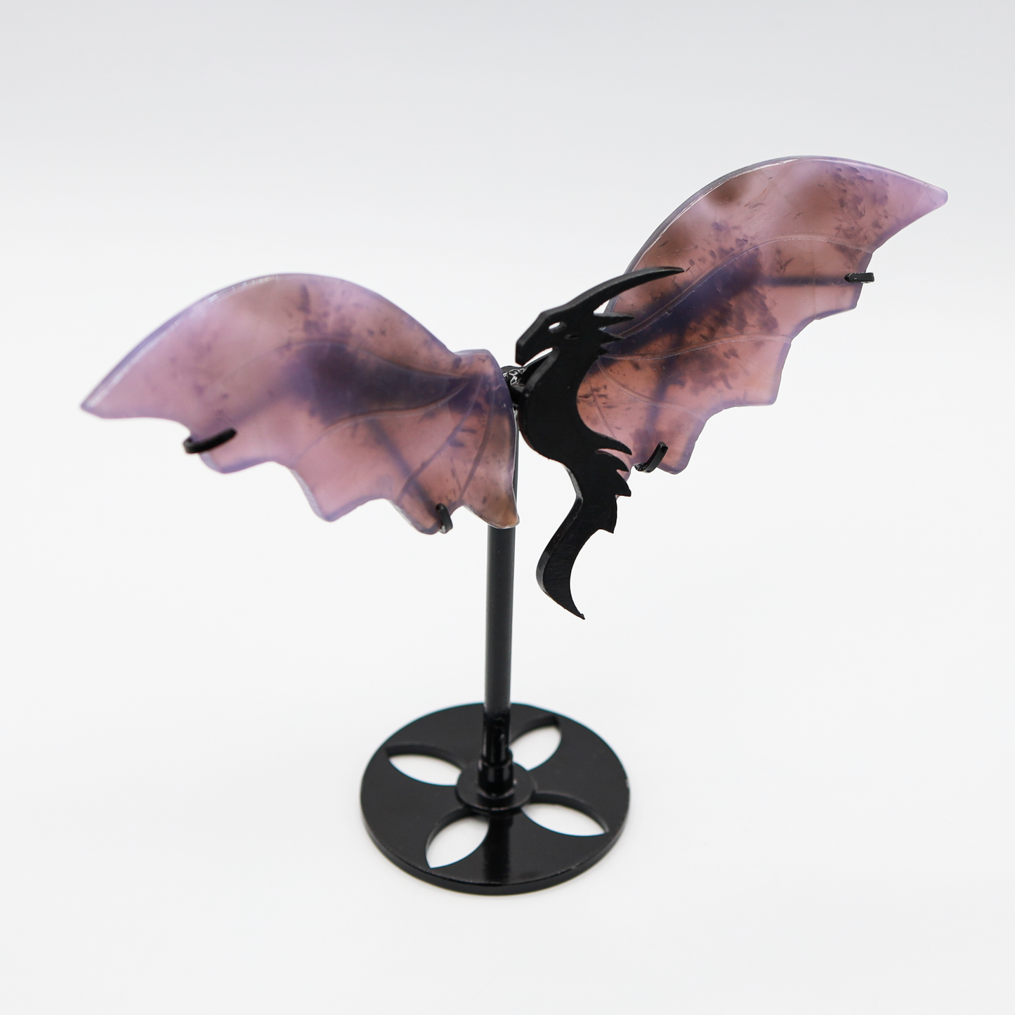 Pink Agate Dragon Wings