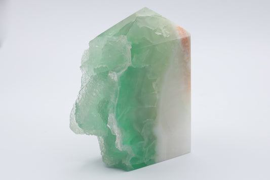 X-Large Raw Edge Fluorite Tower