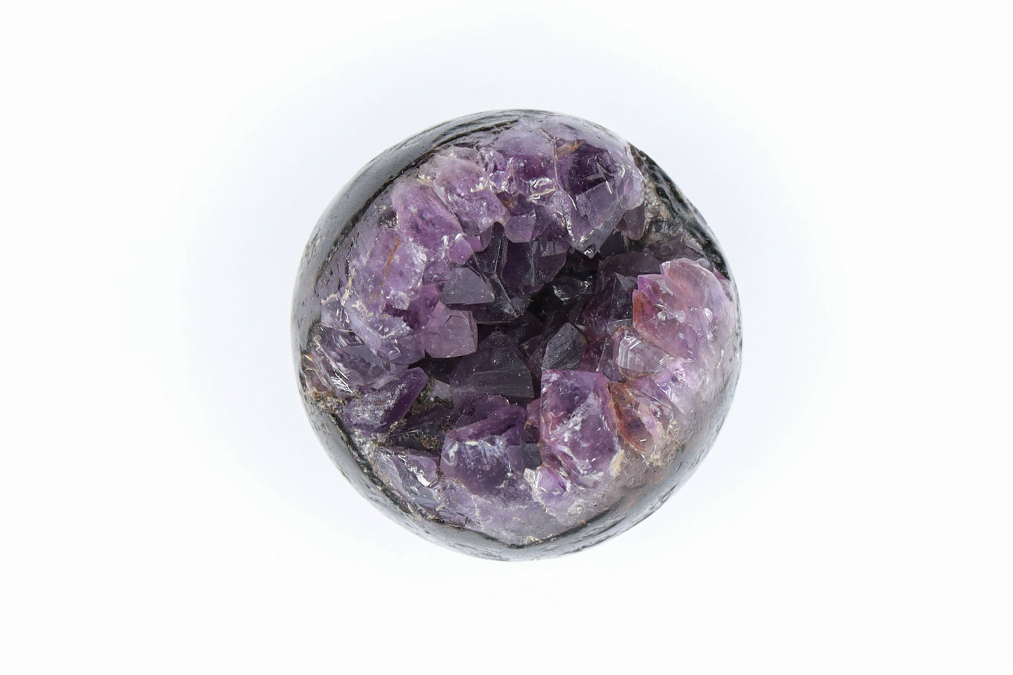 Open Mouth Amethyst Sphere by