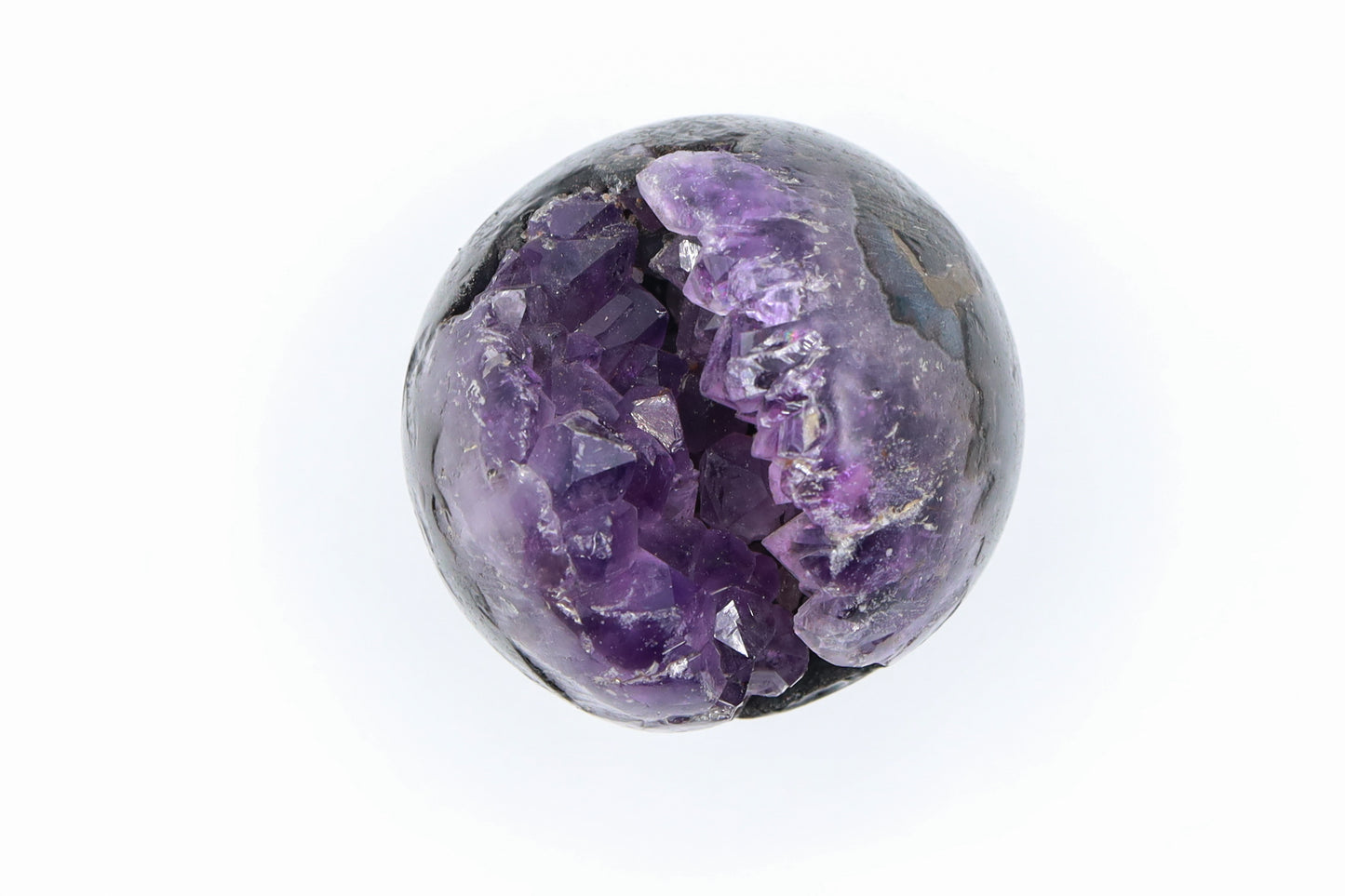 Open Mouth Amethyst Sphere by