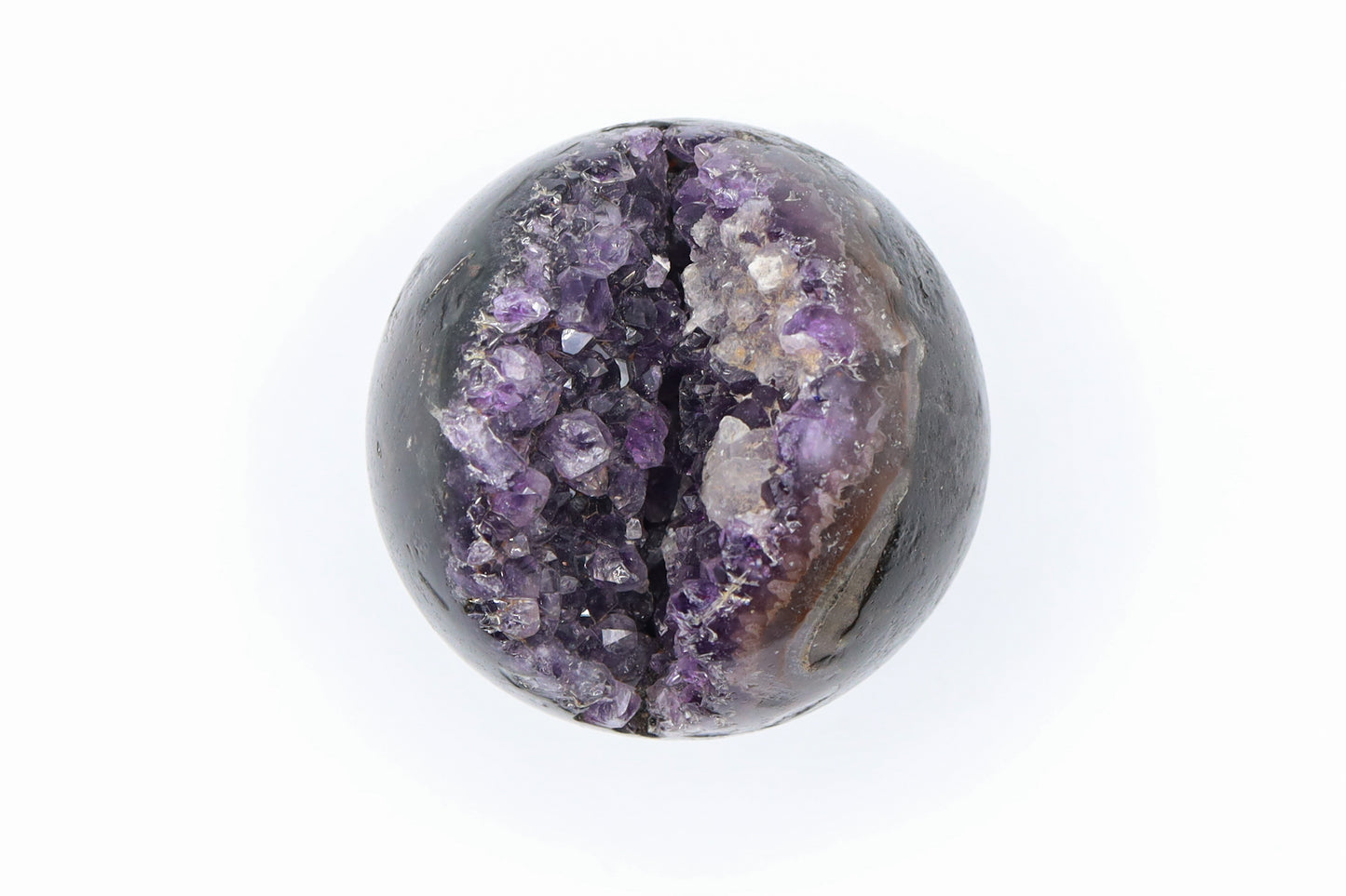 Open Mouth Amethyst Sphere by