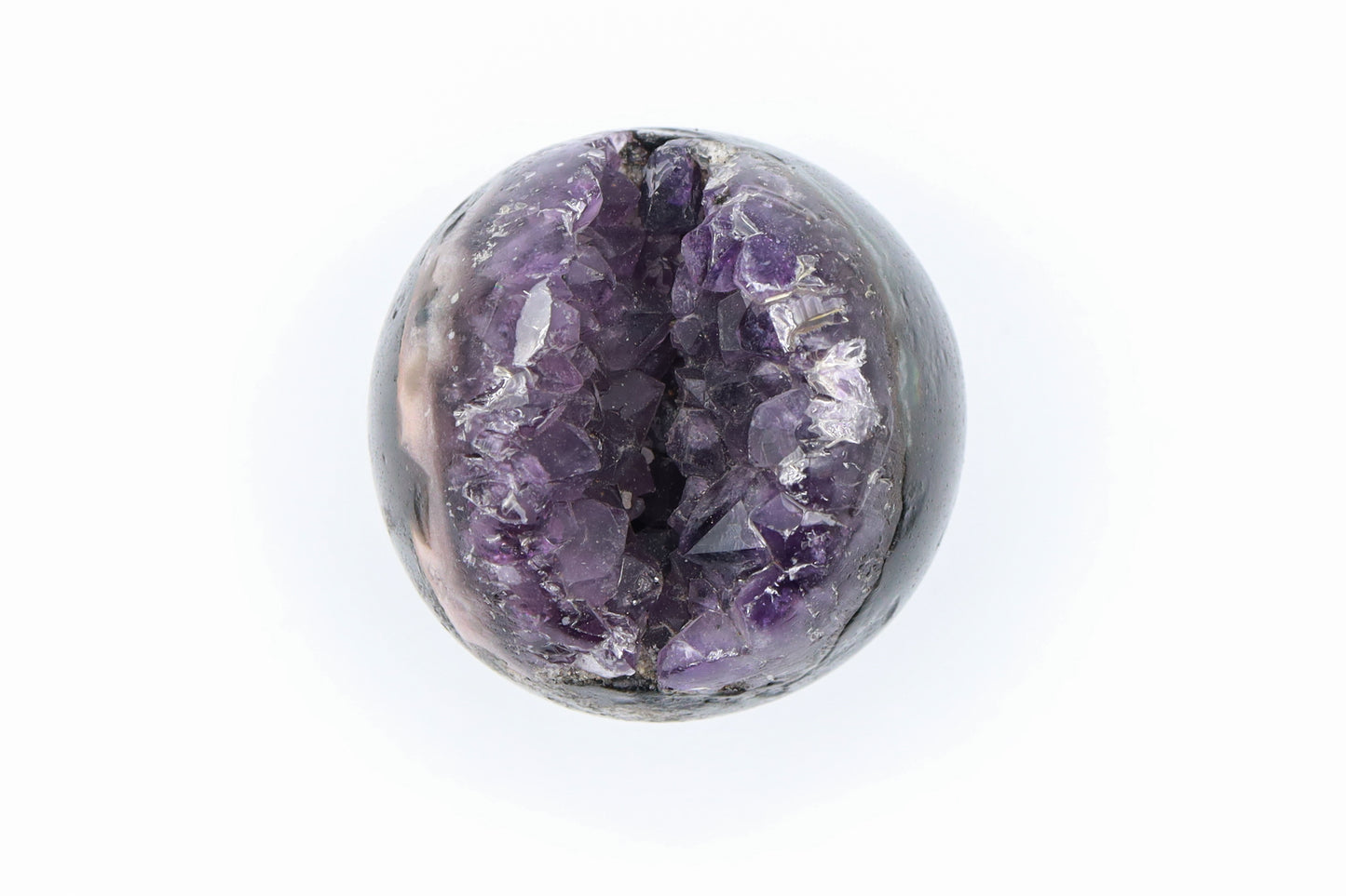 Open Mouth Amethyst Sphere by