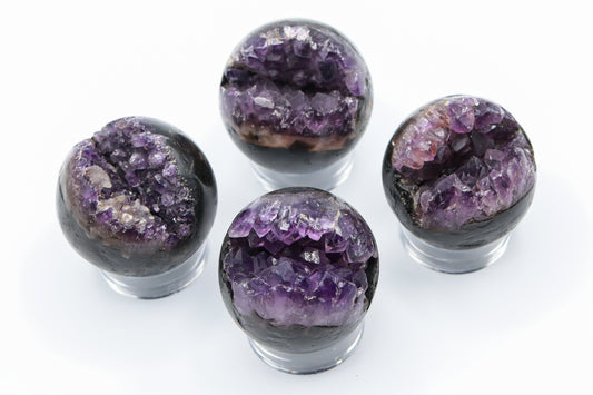 Open Mouth Amethyst Sphere by