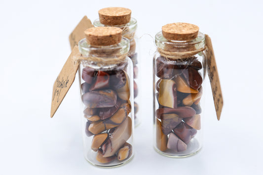 Mookaite Crystal Chip Jar