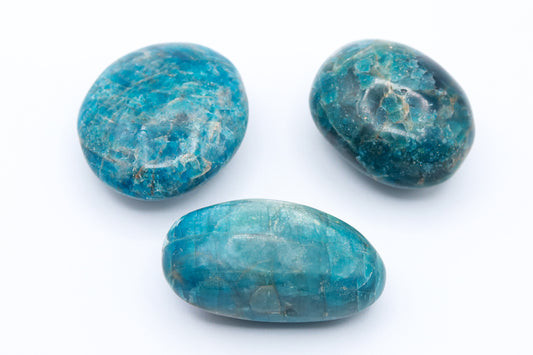 Blue Apatite Palmstone