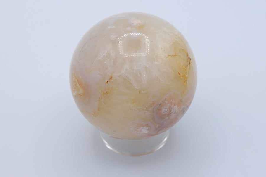 Flower Agate Sphere