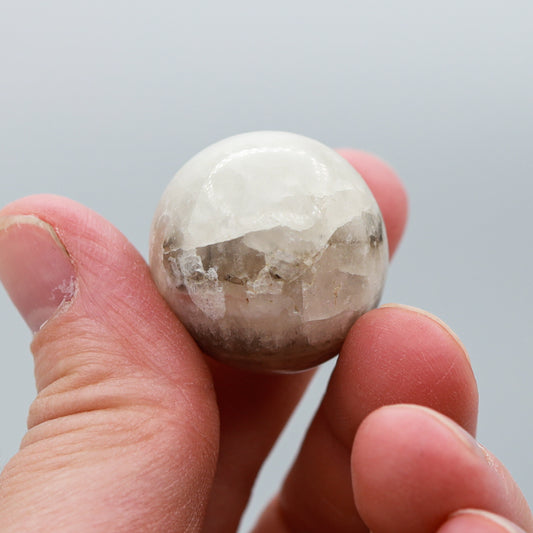 White Calcite Sphere