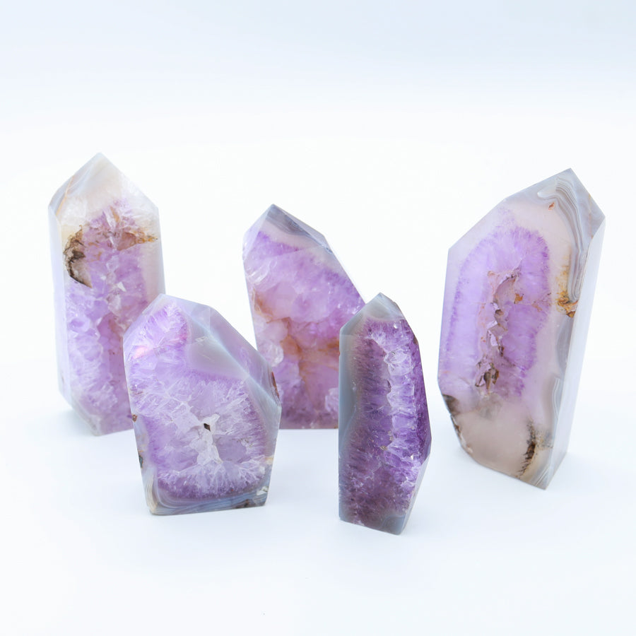 Druzy Amethyst Tower