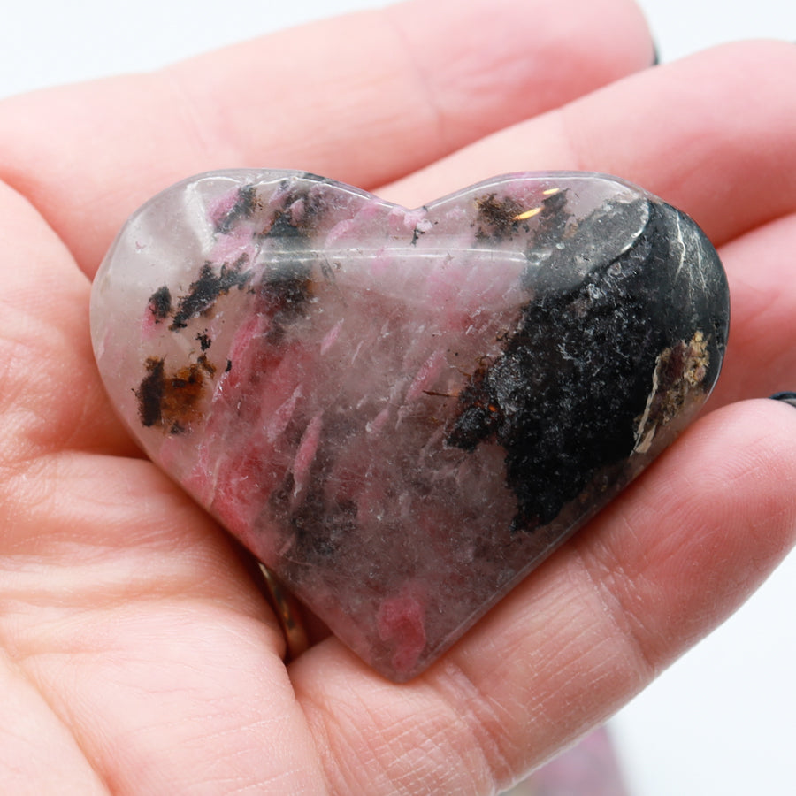 Rhodonite Hearts