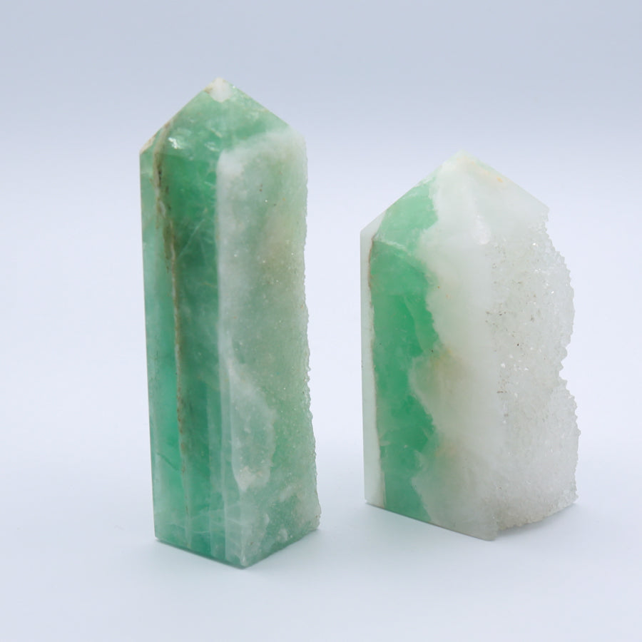 Large Raw Edge Fluorite Towers