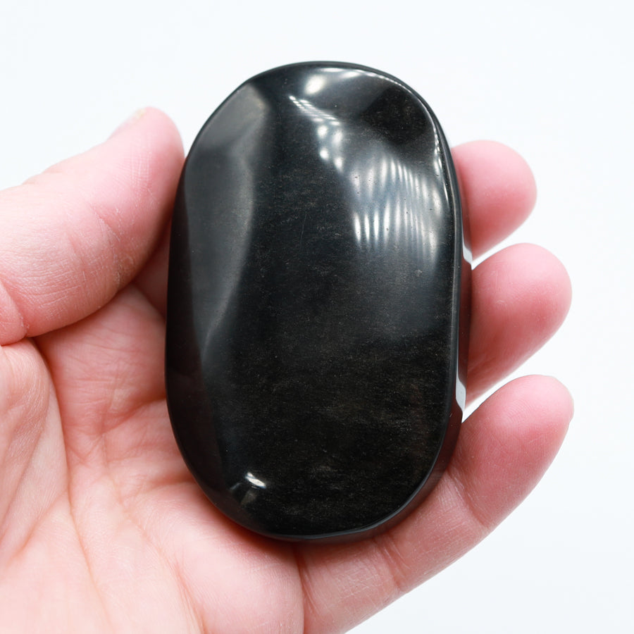 Gold Sheen Obsidian Palmstone