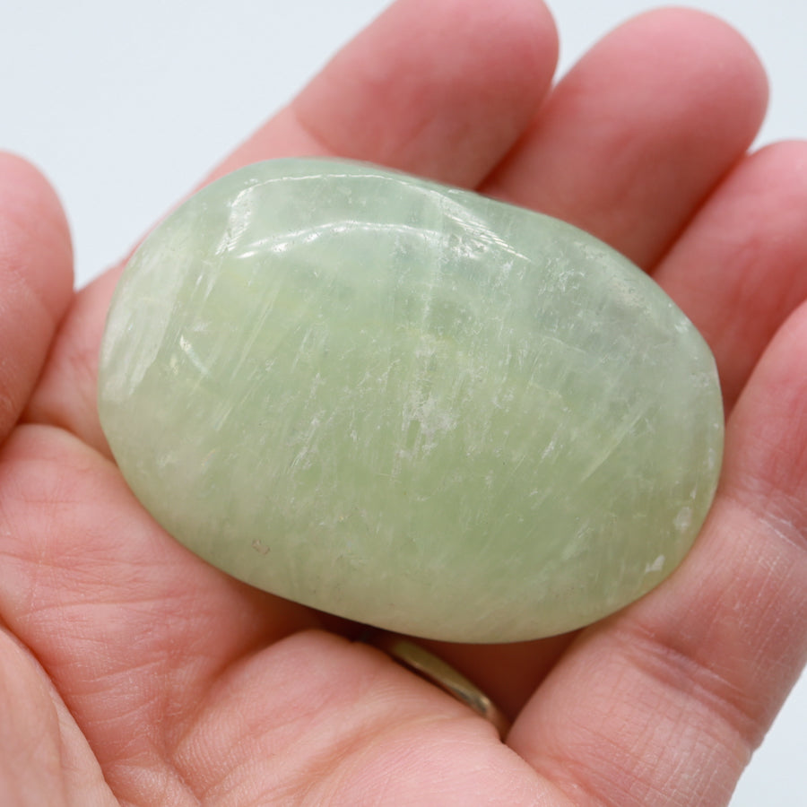 Pistachio Calcite Palmstone