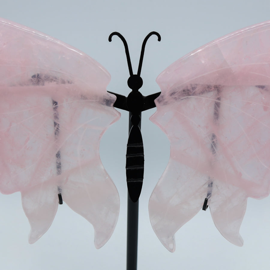 Rose Quartz Butterfly Wings