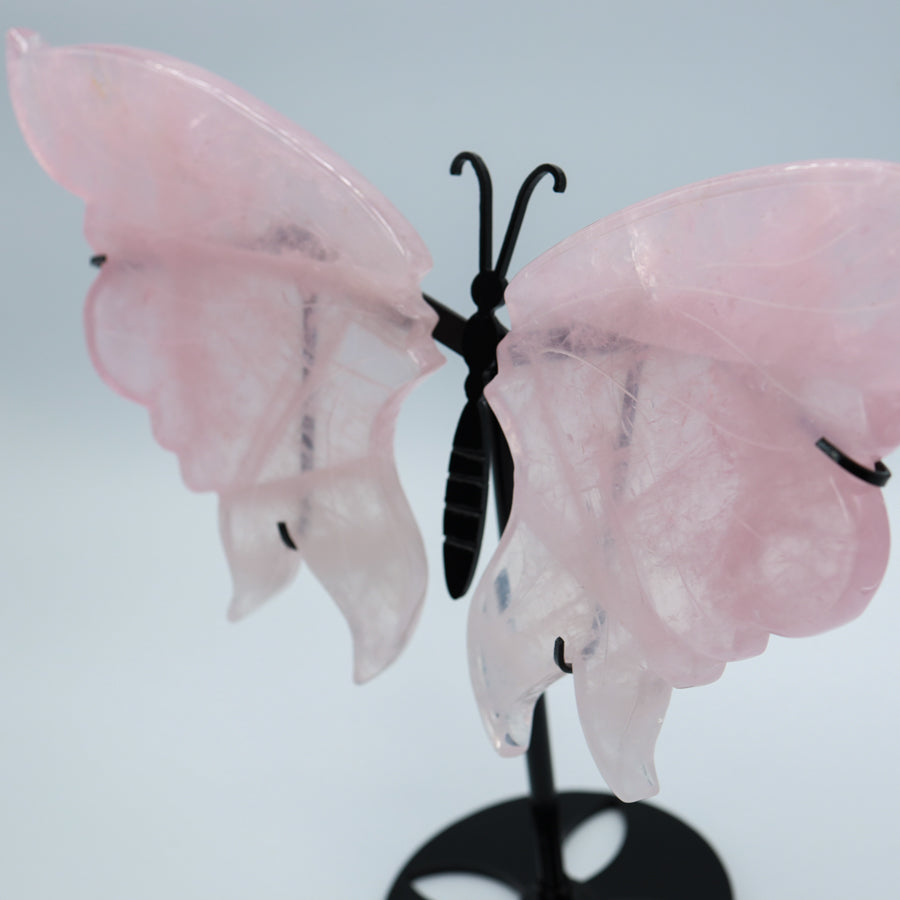 Rose Quartz Butterfly Wings