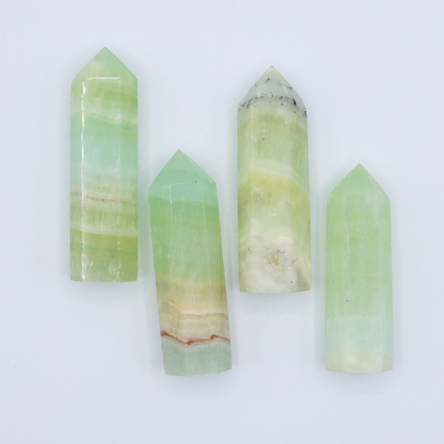 Pistachio Calcite Towers