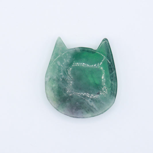 XS Green fluorite Cat Bowl