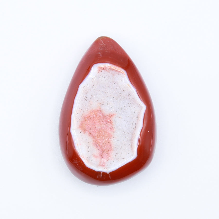 Carnelian Druzy Egg