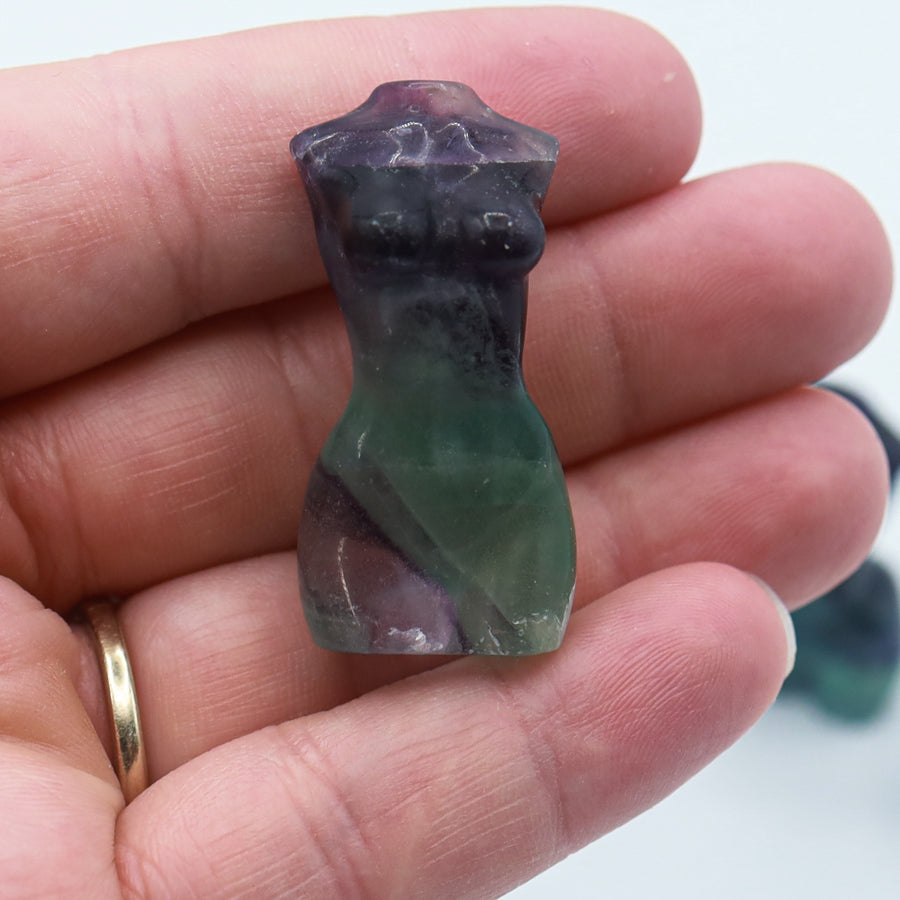 Rainbow Fluorite Goddess Body