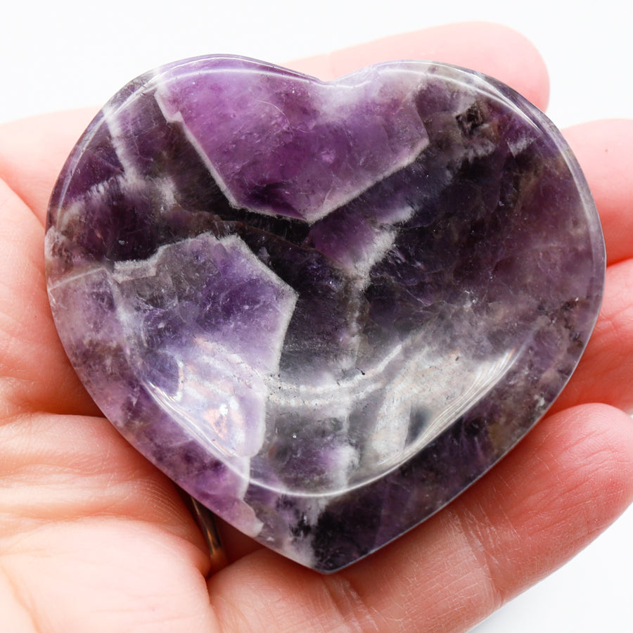 Amethyst Heart Bowl