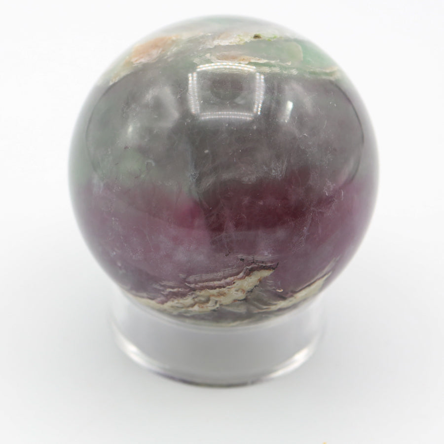 Rainbow Fluorite Sphere