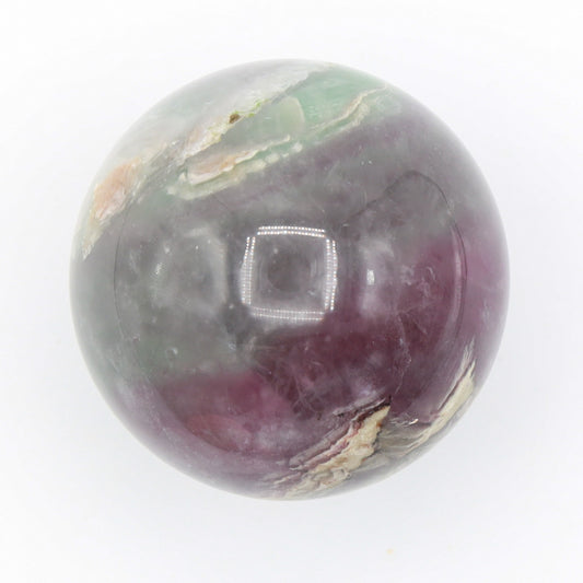 Rainbow Fluorite Sphere