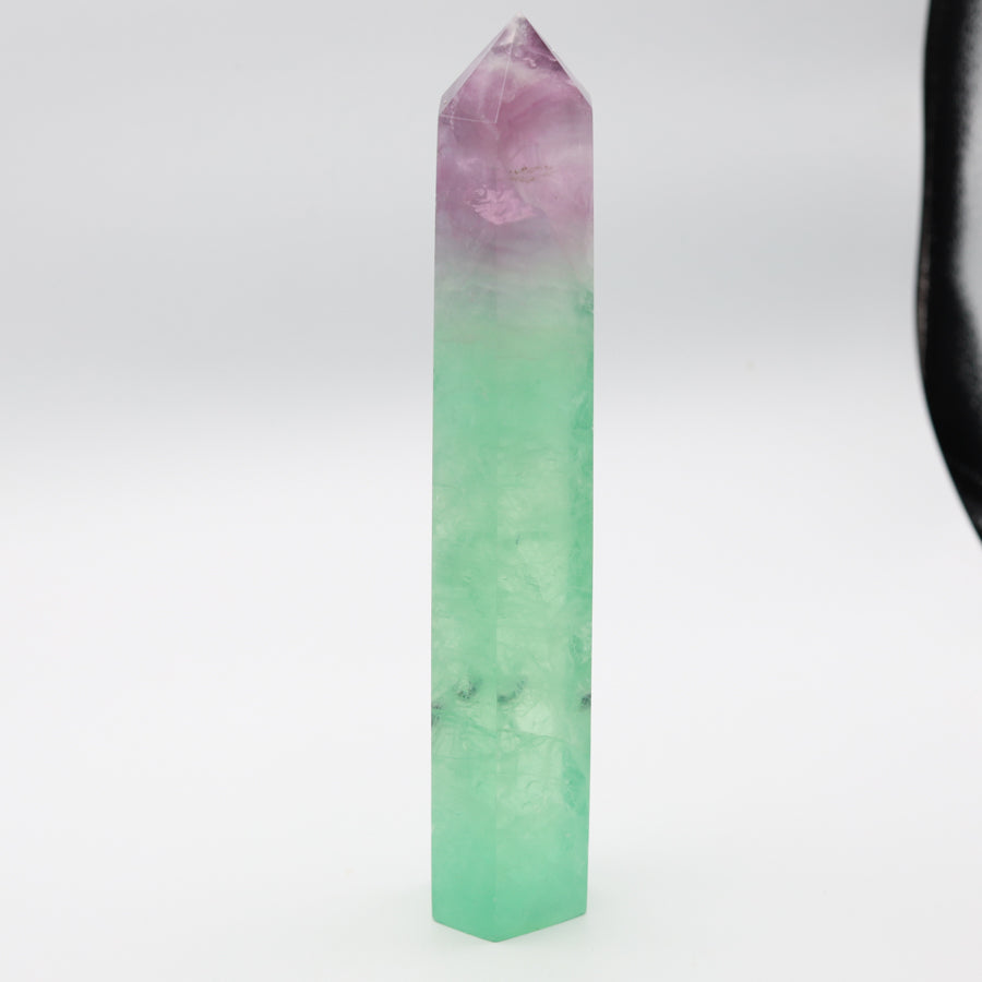 XL Rainbow Fluorite Tower