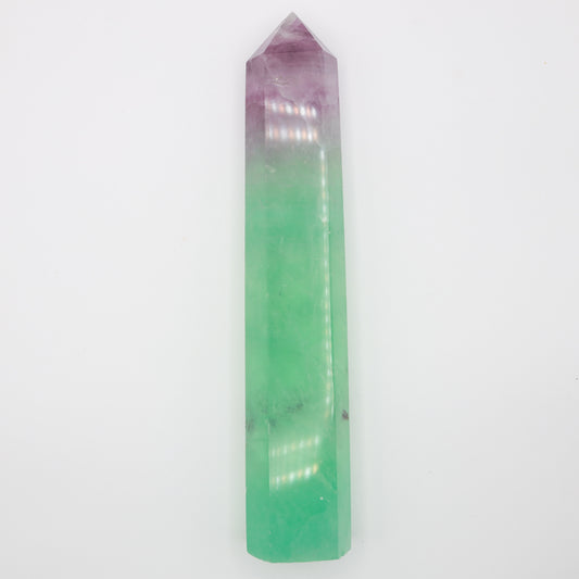 XL Rainbow Fluorite Tower